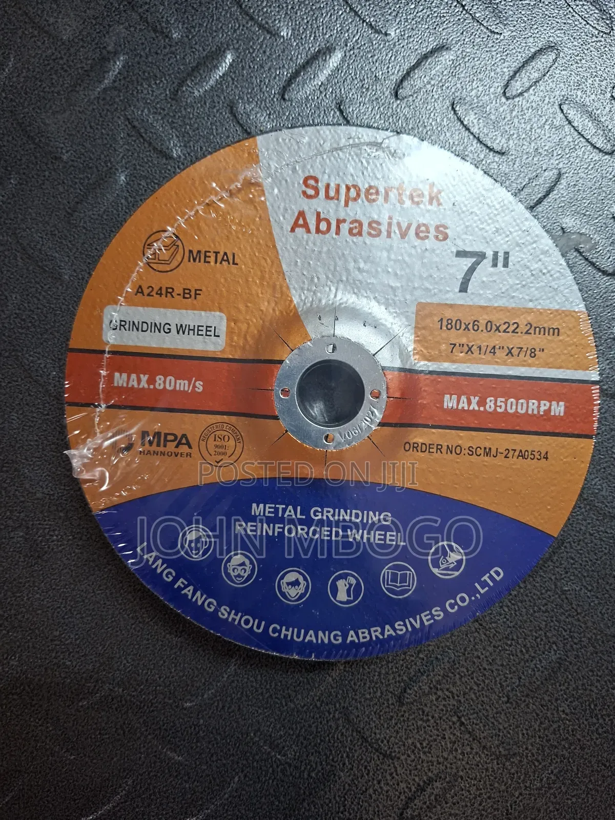 Grinding Disc . 5 Pcs 7 "