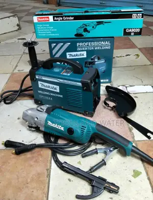 Commercial Makita Angle Grinder and Welding Machine Combo