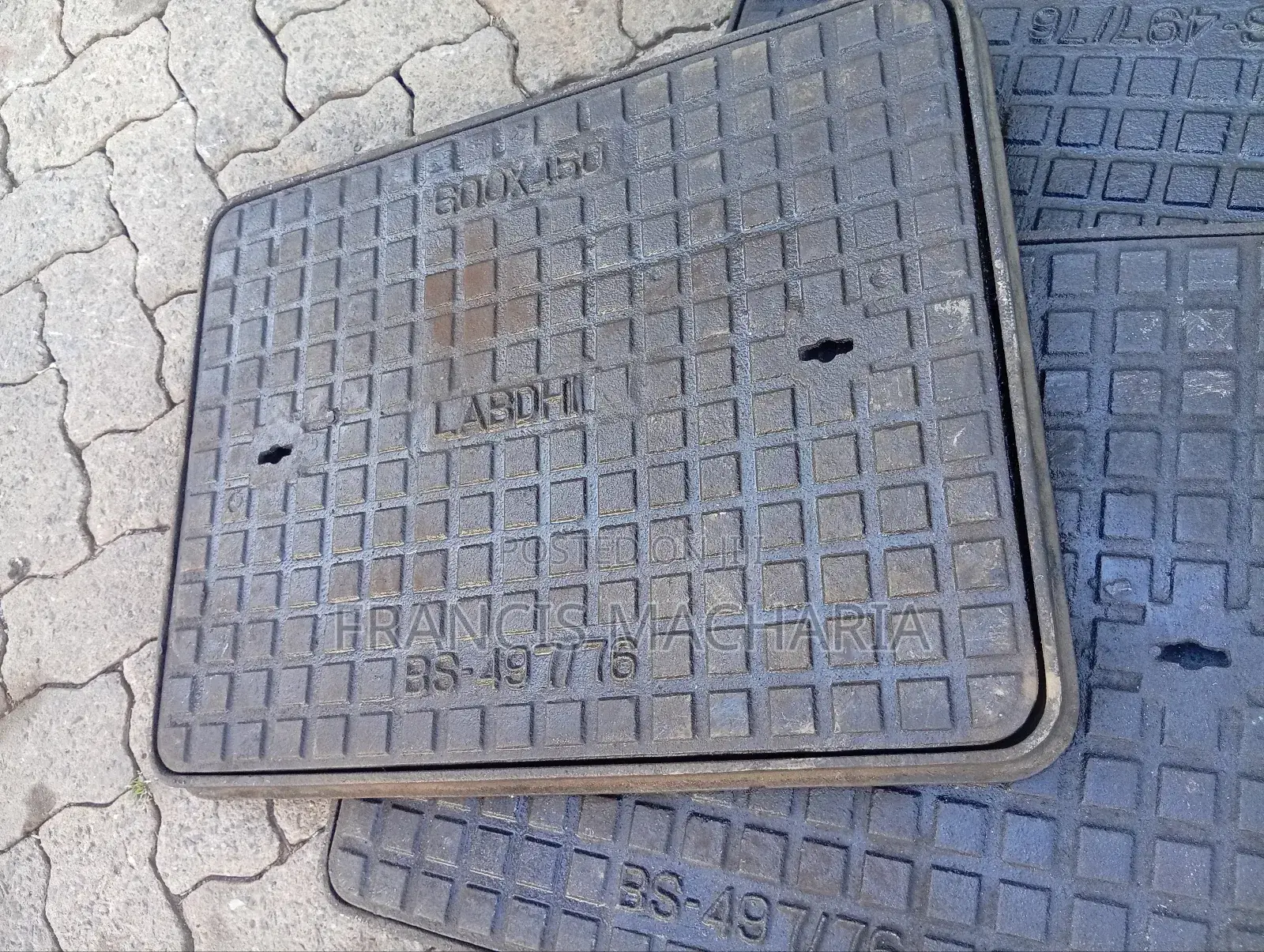 Heavy Duty 600by450 Manhole Cover