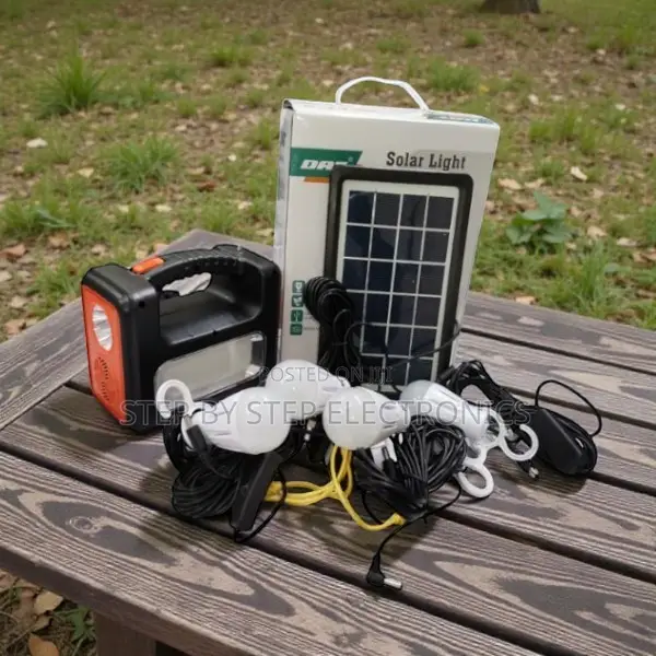 Dat at-9011b Solar Home Lighting Kit With Rechargeable Lithium Battery