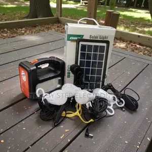 Dat At9011b Portable Solar Lighting System With Phone Charging Support