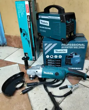 Makita Angle Grinder 2100 Watts and Welding Machine 500 Amps Combo