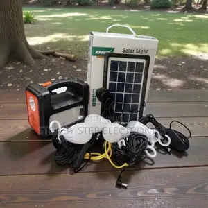 Dat at-9011b Solar Lighting Kit With Bluetooth Mp3 Fm and Led Bulbs