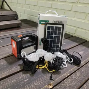 Dat at-9011b Portable Solar Lighting System With Torch and Led Bulbs