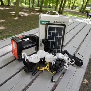 Dat at-9011b Solar Lighting Kit With 3w Led Bulbs and 5m Wire