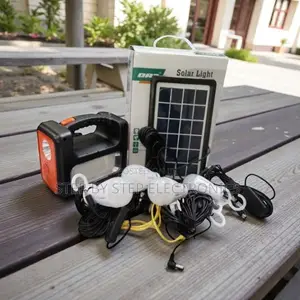Dat at-9011b Compact Solar Lighting System With Mp3 Player and Torch