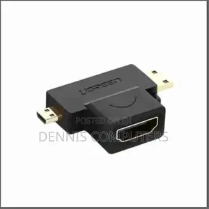 Ugreen Mini Hdmi Male to Hdmi Female Adapter (Black)