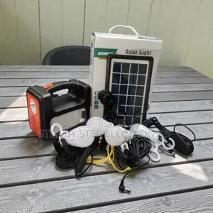 Dat at-9011b Portable Solar Lighting System With Solar Panel Included