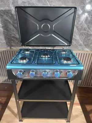 Starlux 5 Burner Standing Cooker With Shelves
