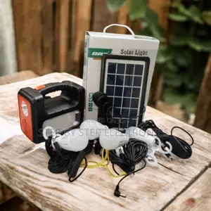 Dat at-9011b Portable Solar Lighting System With Long Cable Led Bulbs