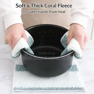 Pack of Absorbent Non-Stick Kitchen Dishcloths, Household Cleaning