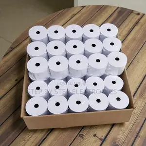 50x 80mm by 80mm Thermal Paper Rolls Cost-Effective Printing Solution