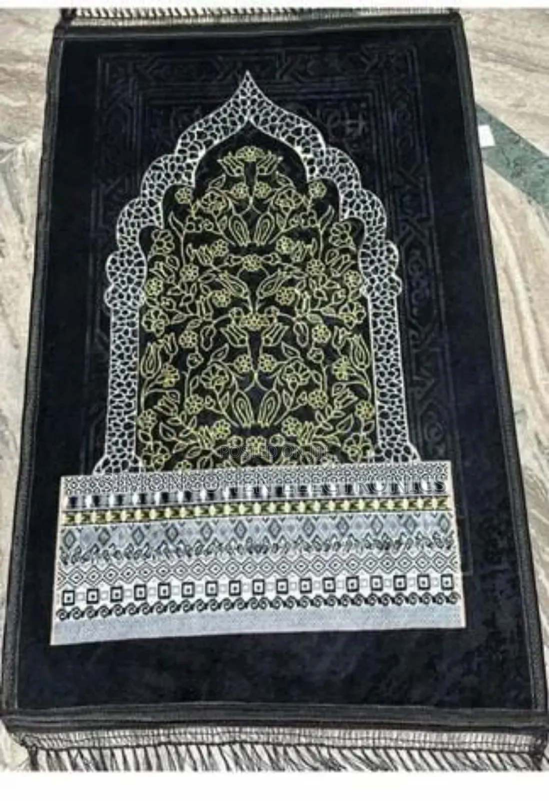Velvet Islamic Prayer Mat