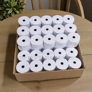 50 Pieces 80x80mm Thermal Paper Reduces Printing Noise Effectively