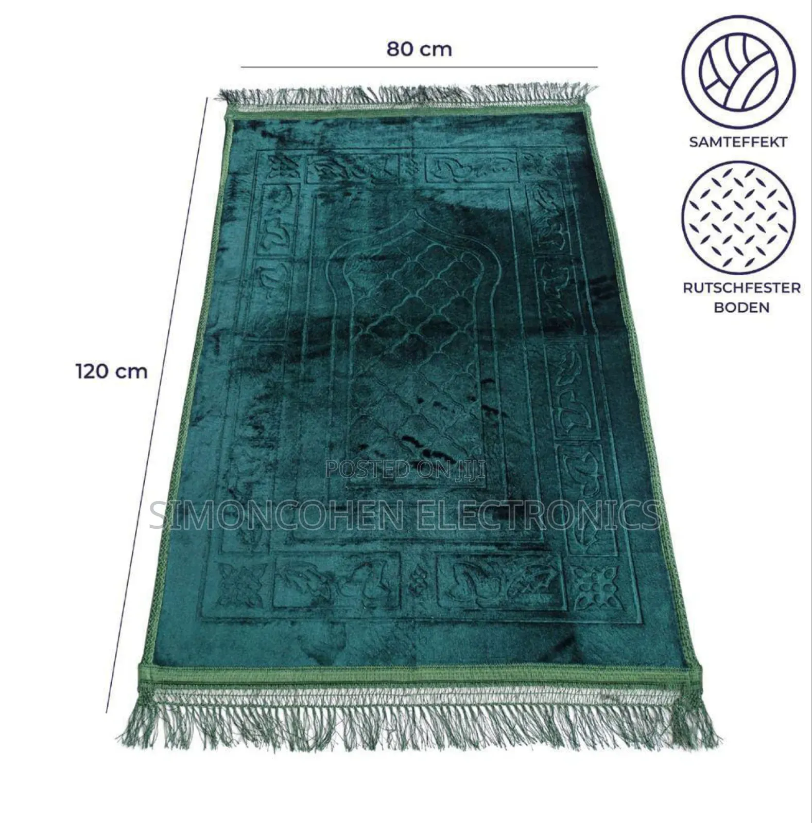 Velvet Islamic Prayer Mat