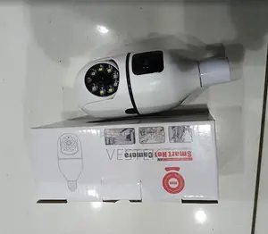 V380 Dual Lens Wifi PTZ Bulb Camera Wifi Dual CCTV