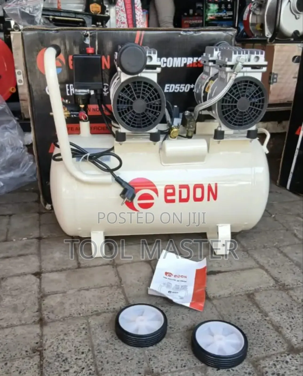50l Silent Electric Compressor/50l 2 Motor Silent Compressor Oil Less