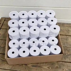 80x 80mm Thermal Paper Rolls Eco-Friendly Recyclable Material
