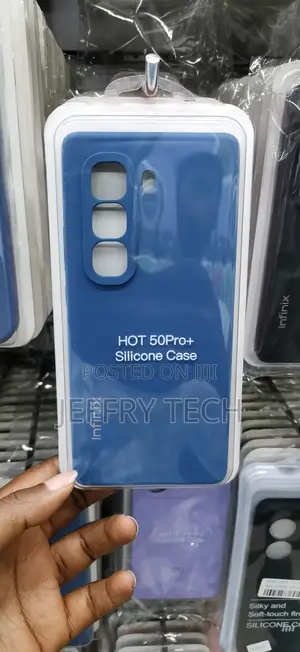Rsome Infinix Hot 50 Pro Plus 4g Slim Liquid Silicone Soft Rubber Case