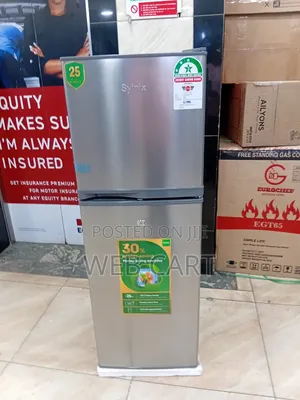 Syinix 137l Double Door Compact Refrigerator