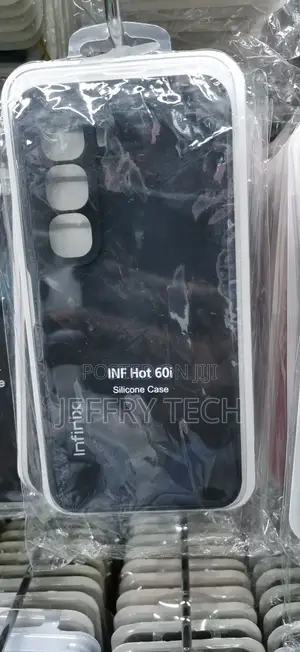 Foani Infinix Hot 60i Silicone Shockproof Cover With Microfiber Lining