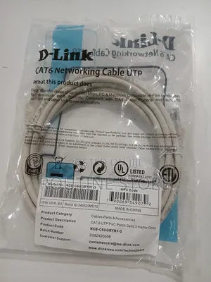Dlink 3mtr Patchcord Cat 6 Grey
