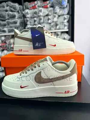 Nike Airforce Brown Swoosh