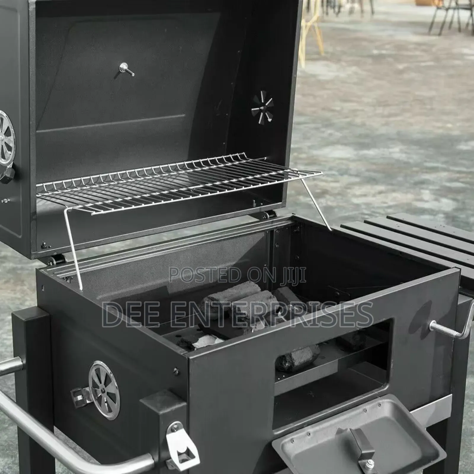 Barbecue Portable Grill Large Charcoal Trolley