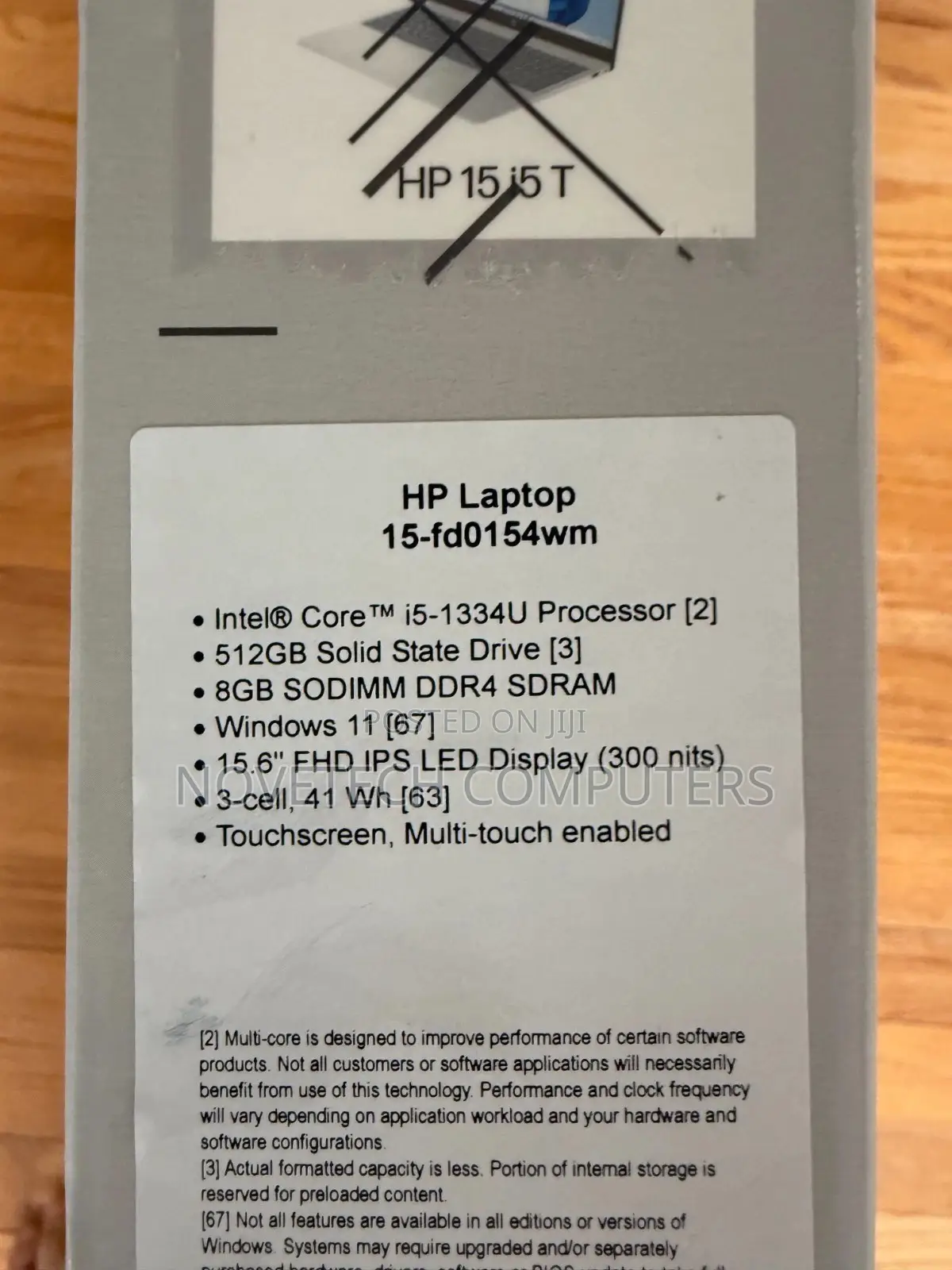 New Laptop HP 15 8GB Intel Core i5 SSD 512GB