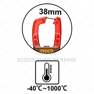 Ingco Ac/Dc Digital Clamp Meter 600amps 600 Volts Electrical Tester