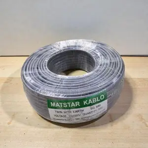 Durable 1.5mm 90m Long Twin With Earth Flat Electrical Cable