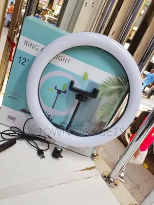 12 Inch Led Ring Light With Phone Holder Stand