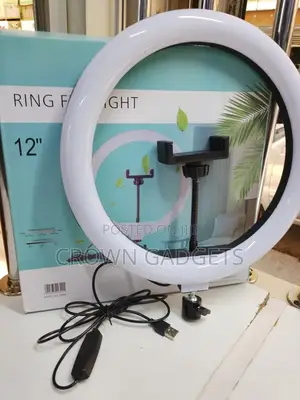 Portable 12 Inch Ring Light for Photography Live Streaming