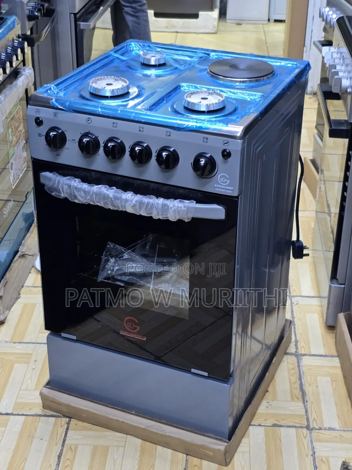 Cooker, Eurochef 3g+1e 50×55 Standing Cooker