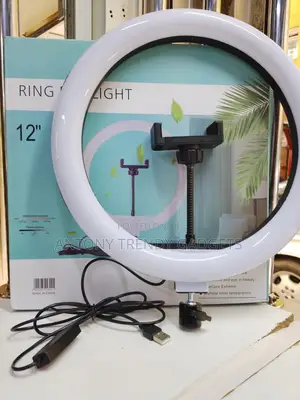 Usb Powered 12” Ring Light With Stand for Video Makeup