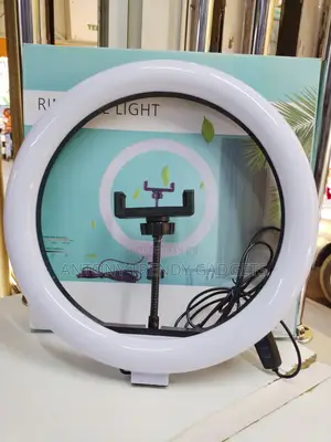 12 Inch Led Ring Light With Adjustable Stand & Phone Holder