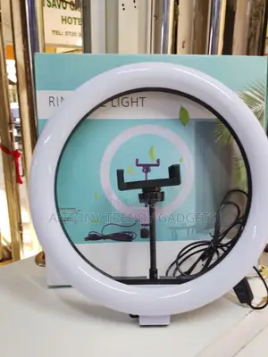 Usb 12” Ring Light With Stand For Makeup & Content Creation