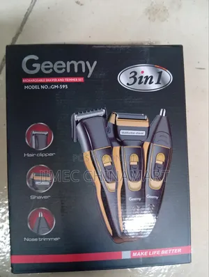 3-in-1 Rechargeable Shaver Trimmer Set