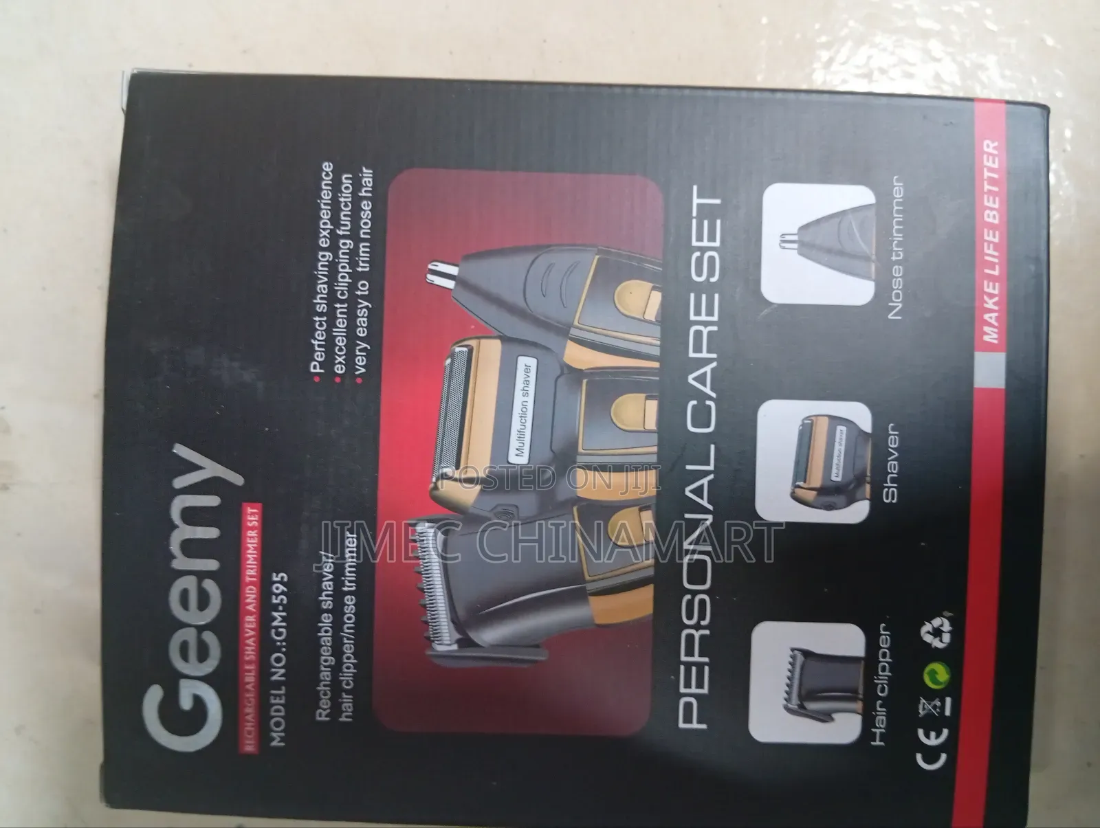 3-in-1 Rechargeable Shaver Trimmer Set
