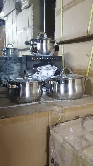 Edenberg 6pcs Eb-3716 Stainless Steel Cookware