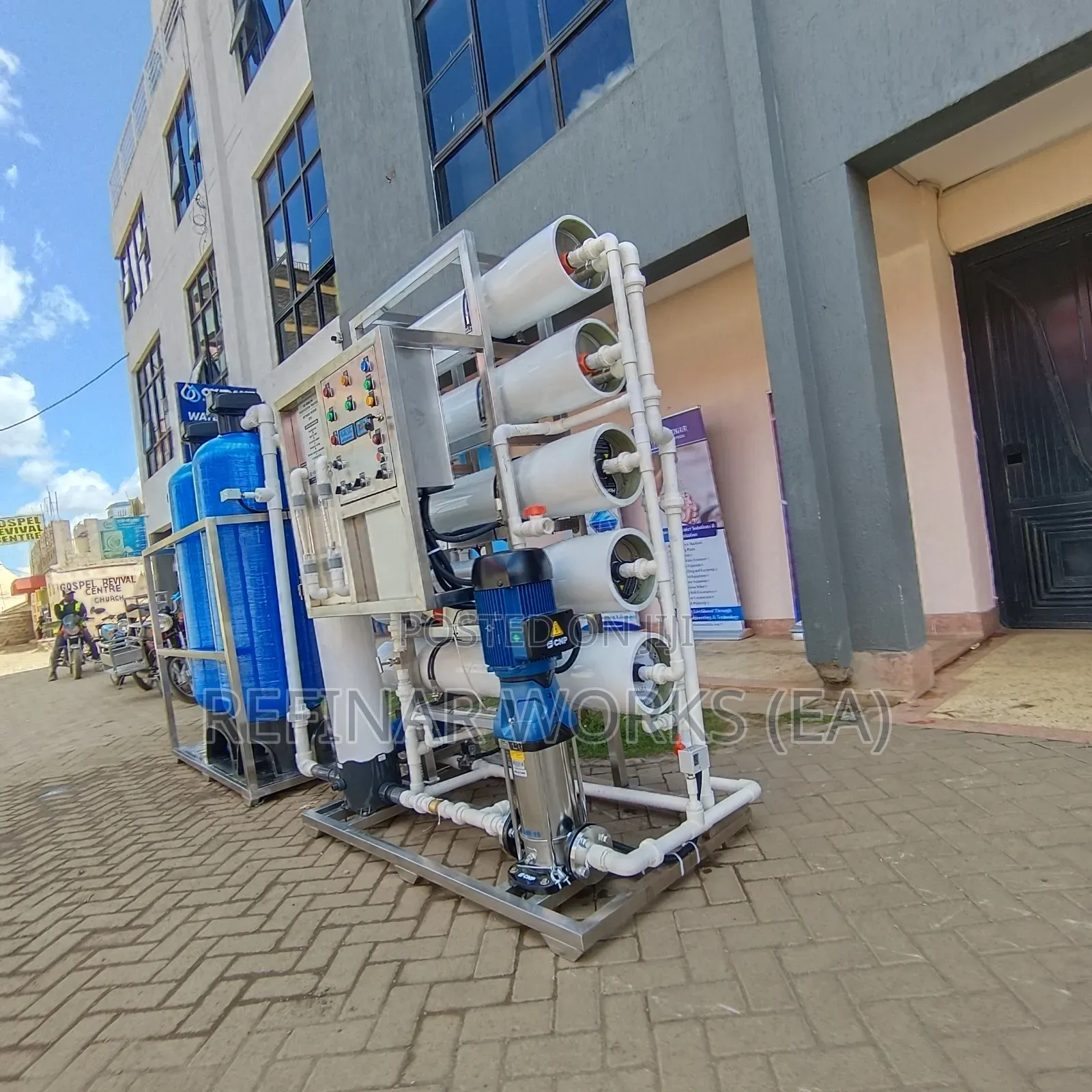 5000lph Industrial Ro Machine – Fluoride, Salinity Hardness Solution