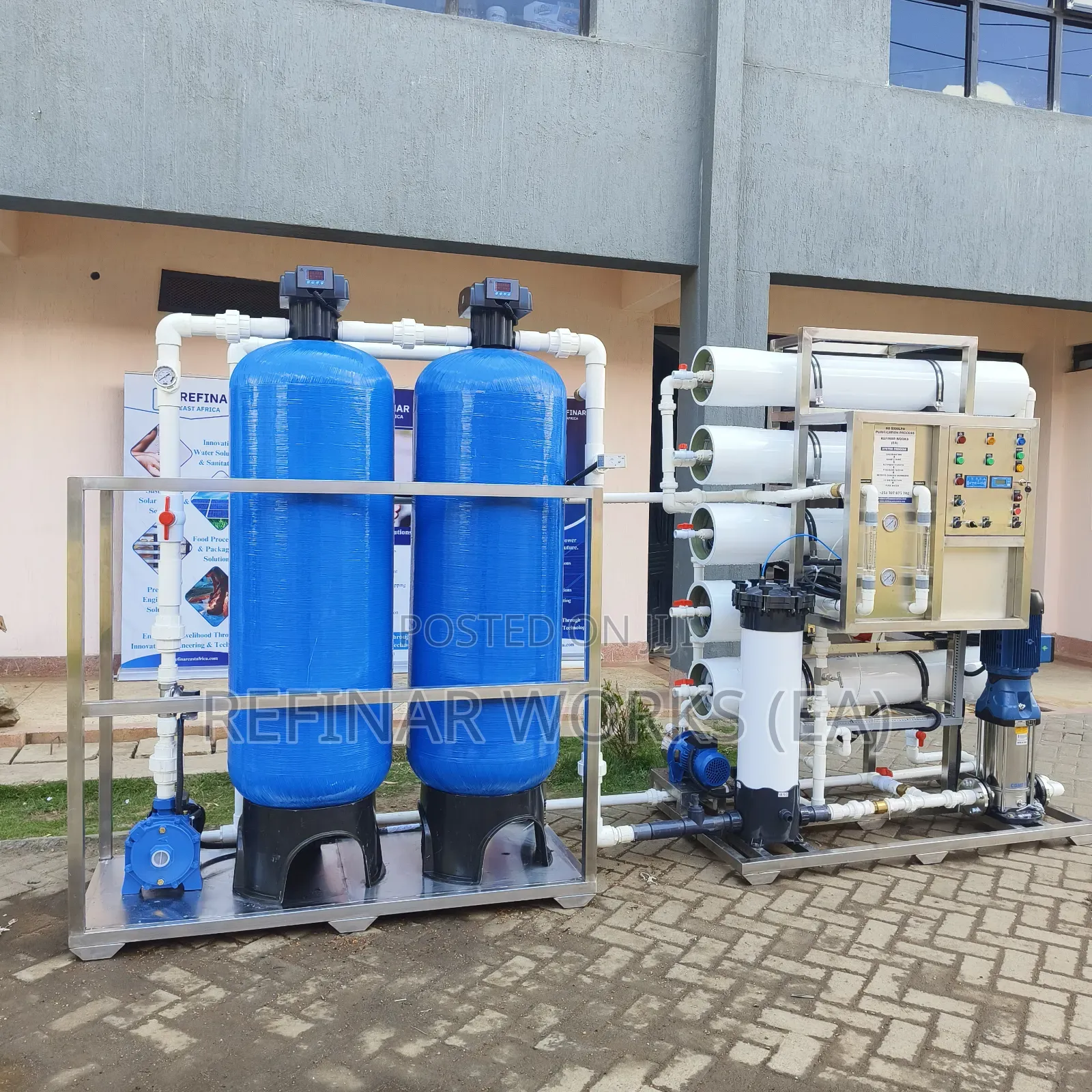 5000lph Industrial Ro Machine – Fluoride, Salinity Hardness Solution