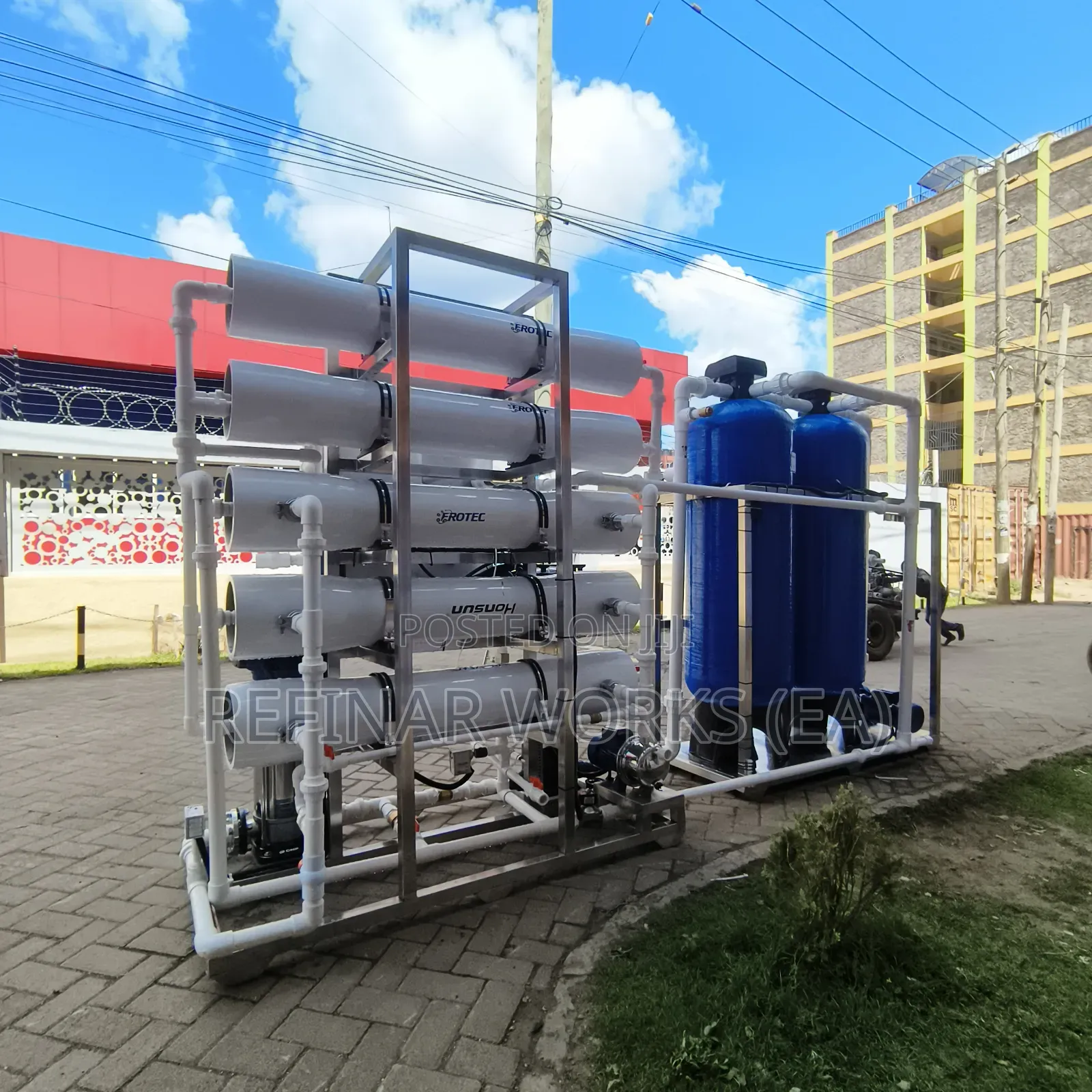 5000lph Industrial Ro Machine – Fluoride, Salinity Hardness Solution