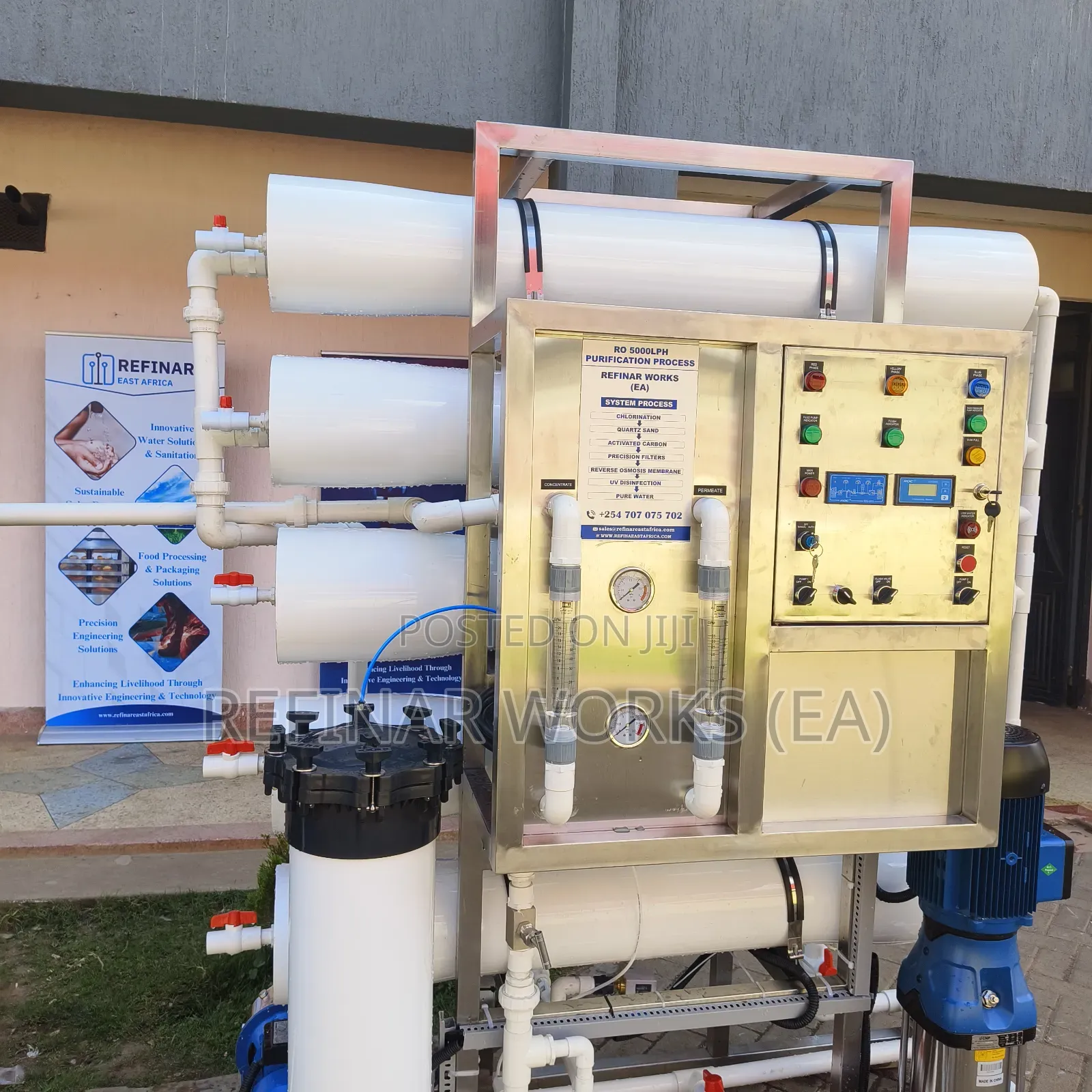 5000lph Industrial Ro Machine – Fluoride, Salinity Hardness Solution