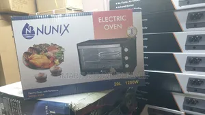 Nunix 4 Knob Settings 20l Electric Rotisserie Oven