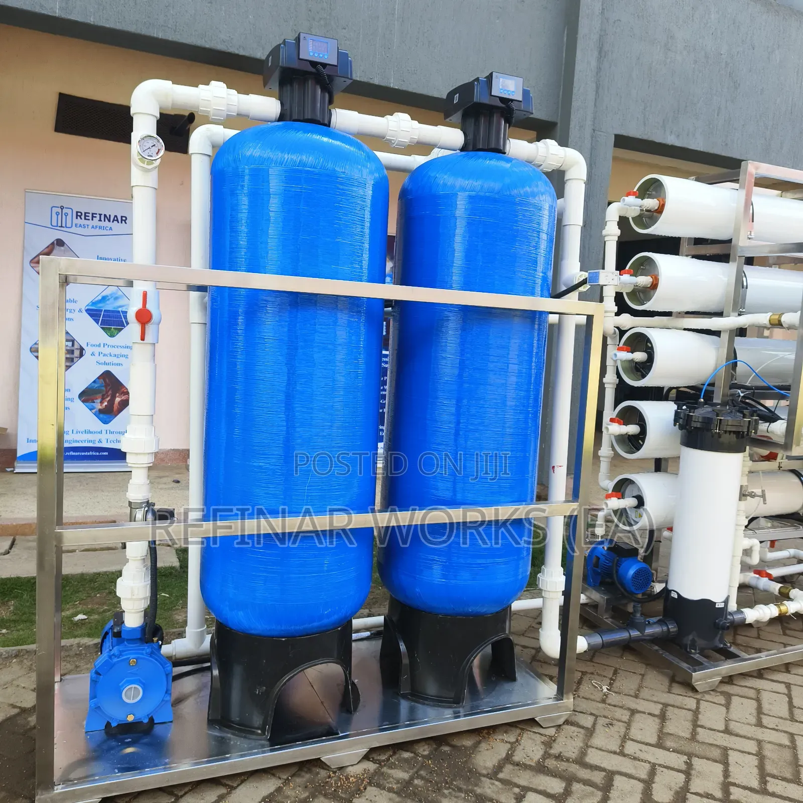 Refinar Industrial Ro System – Plug Play | 5000 LPH