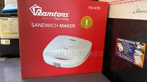 Ramtons Rm 479 2 Slice Sandwich Toaster White