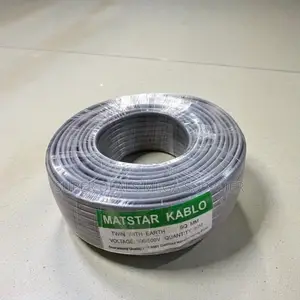 High Durability 1.5mm 90m Twin With Earth Flat Cable