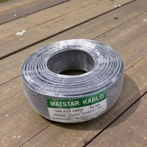 Strong and Durable 1.5mm 90m Twin With Earth Flat Cable