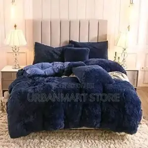 Fluffy Duvet;Luxury Fluffy Duvet Bedding Set With 6 Piece Complete Set